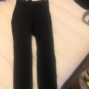 PRIMARK - Black Work Pants (Slim Fitted Style) - USA size 4, 78% viscose